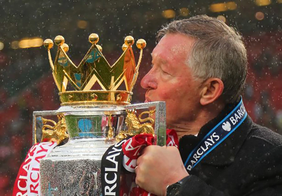 Sir Alex Ferguson đã cùng Man Utd giành 13 danh hiệu Premier League. ẢNH: GETTY
