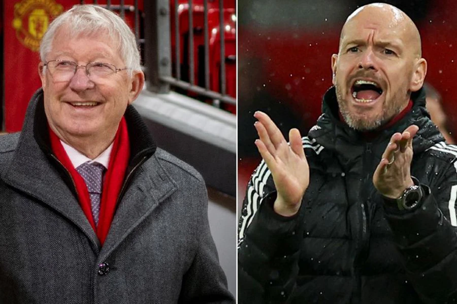 Ten Hag khẳng định ông muốn đem tinh thần Sir Alex Ferguson trở lại trong mỗi cầu thủ MU. ẢNH: MIRROR