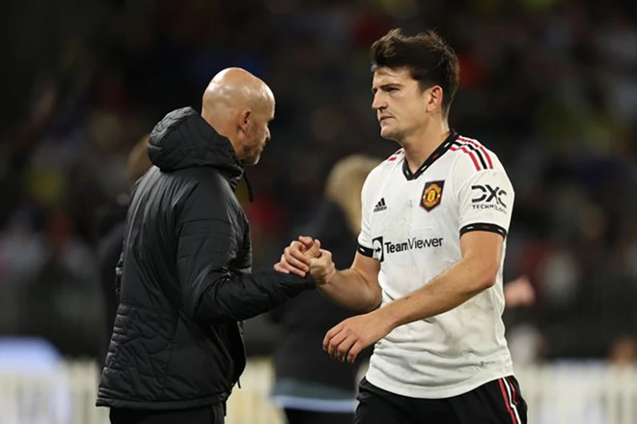 Ten Hag sẽ không để Maguire ra đi, ít nhất là cho đến hết mùa giải năm nay. ẢNH: GETTY Ten Hag sẽ không để Maguire ra đi, ít nhất là cho đến hết mùa giải năm nay. ẢNH: GETTY