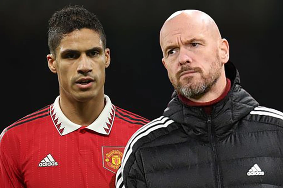 Varane đã tư vấn cho Ten Hag mua Casemiro. ẢNH: MIRROR