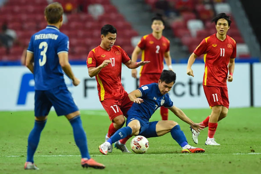 Việt Nam và Thái Lan là hai đội mạnh nhất AFF Cup và xứng đáng vào chung kết. ẢNH: GETTY