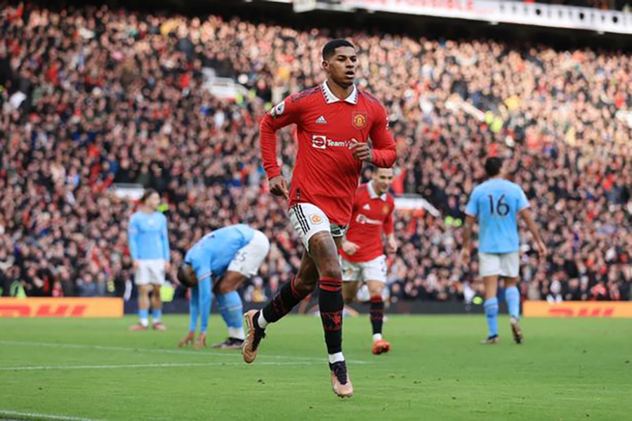 Rashford đang có phong độ rất cao. ẢNH: GETTY