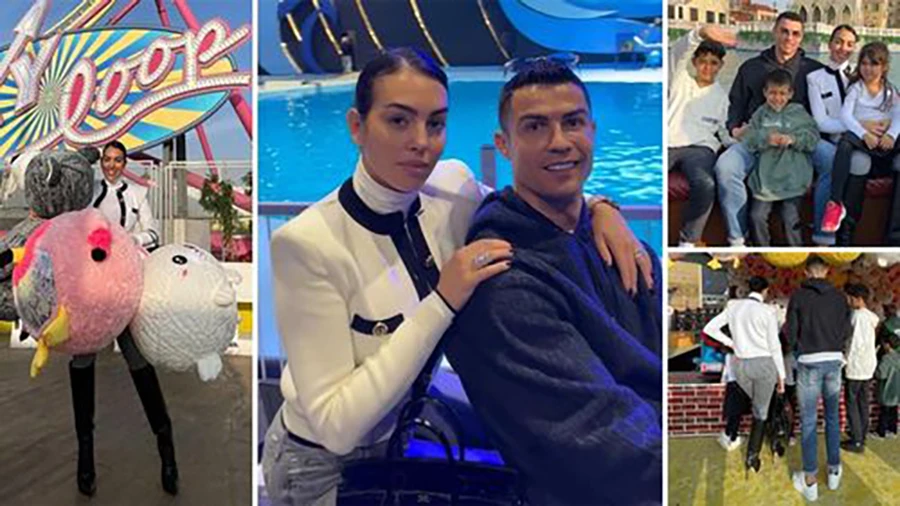 Ronaldo đang xây dựng cuộc sống sau bóng đá cùng gia đình nhỏ của mình. ẢNH: MIRROR