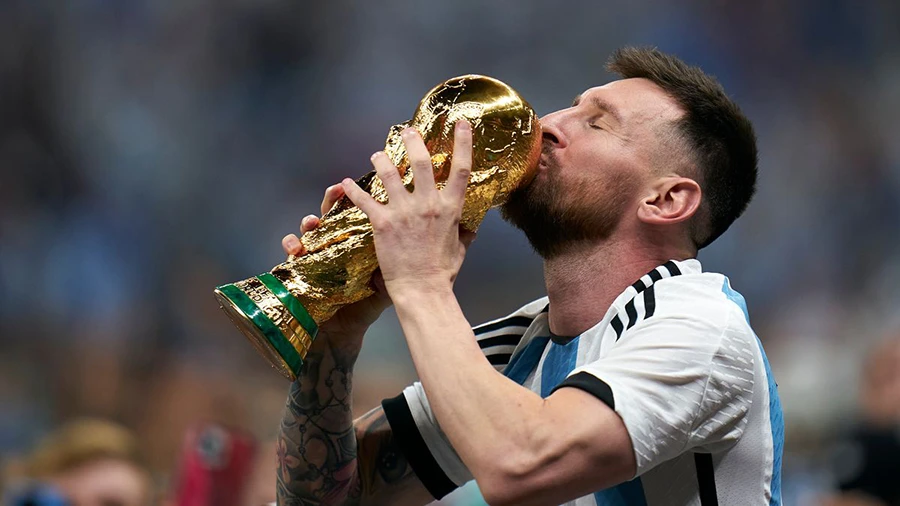 Messi đã không còn động lực thi đấu ở trời Âu sau khi cùng Argentina vô địch World Cup 2022? ẢNH: GETTY
