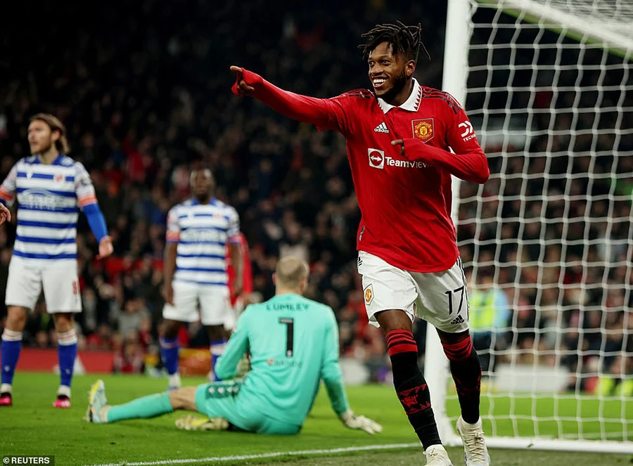 MU ở đẳng cấp khác so với Reading. ẢNH: REUTERS