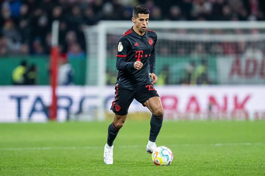 Cancelo đã có trận thi đấu đầu tiên ở Bayern Munich. ẢNH: GETTY