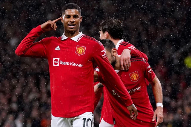 Rashford đang có phong độ ghi bàn ấn tượng sau kỳ World Cup 2022. Ảnh: Getty