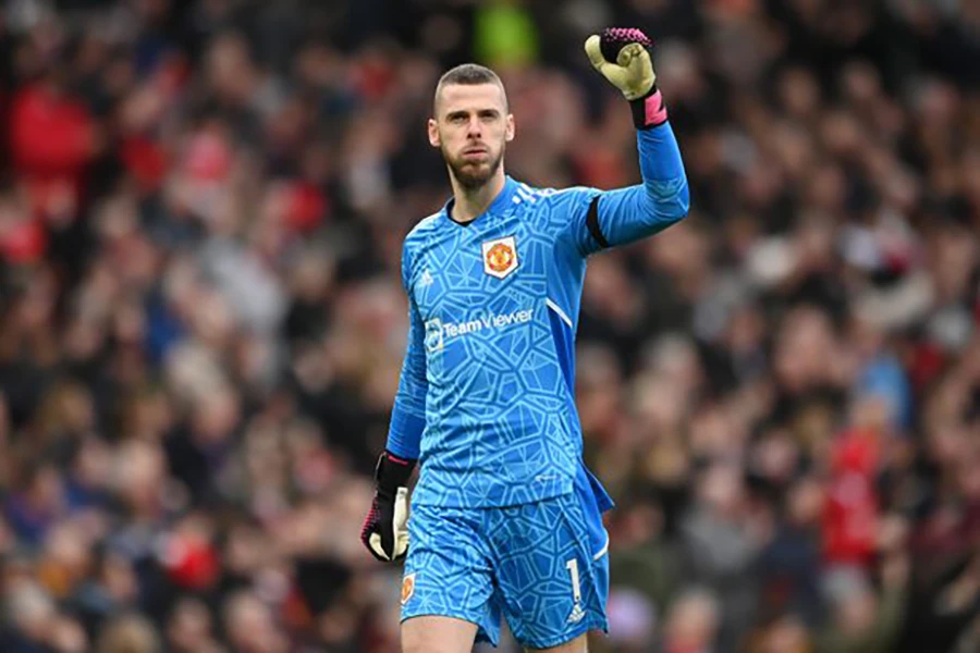 De Gea đã ở MU từ năm 2011 đến nay và chứng kiến sự sụp đổ của "đế chế MU". ẢNH: GETTY
