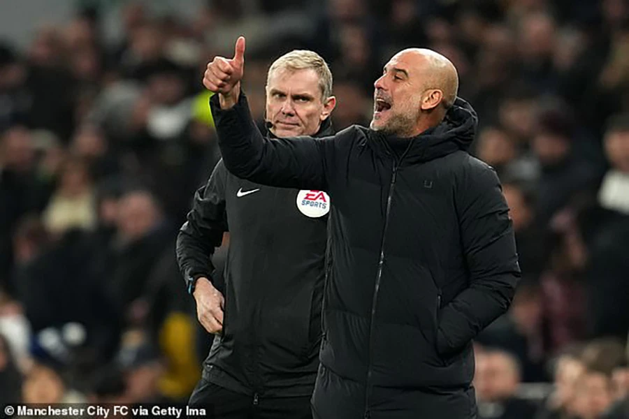 Pep Guardiola luôn tạo ra những thay đổi trong các trận cầu quan trọng nhưng ông thường gặp thất bại. ẢNH: GETTY