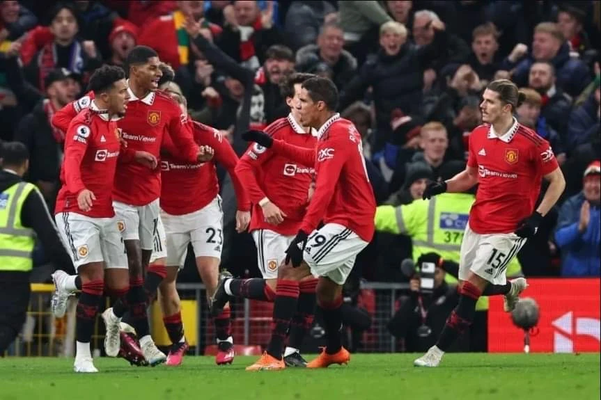 Đẳng cấp ngôi sao của Sancho giúp MU giữ lại 1 điểm trên sân nhà Old Trafford. Ảnh: Getty