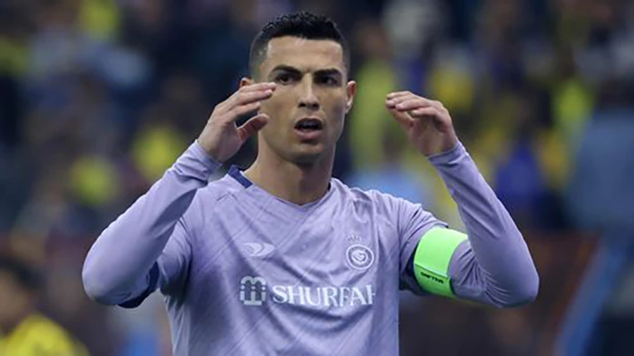 Ronaldo hiện là đội trưởng của Al Nassr. ẢNH: GETTY
