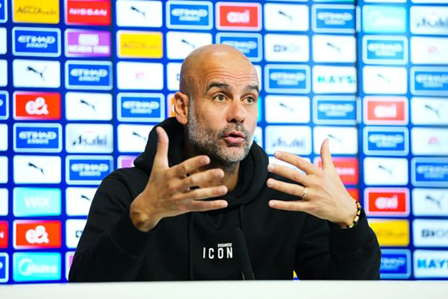 Pep Guardiola điểm mặt 9 CLB "đâm" Manchester City. ẢNH: SKY SPORTS