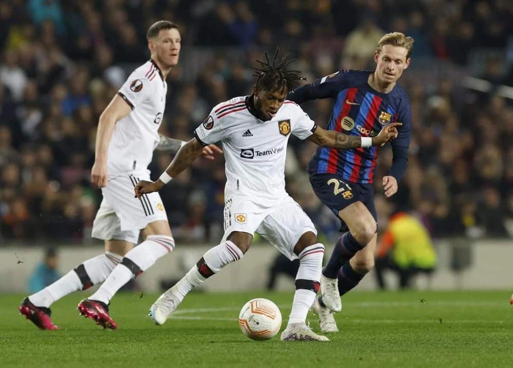 Hòa trên sân khách, MU có chút lợi thế ở trận lượt về vì được chơi trên sân nhà. Ảnh: Getty