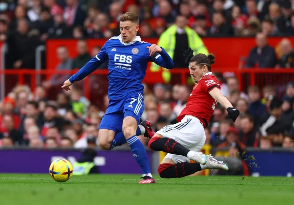 Leicester City có hiệp 1 thi đấu thành công nhưng không thể ghi được bàn thắng. Ảnh: Getty