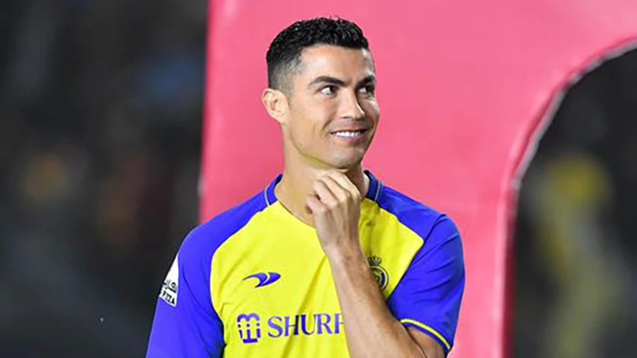 Ronaldo bây giờ đã là cầu thủ của Al Nassr. ẢNH: GETTY