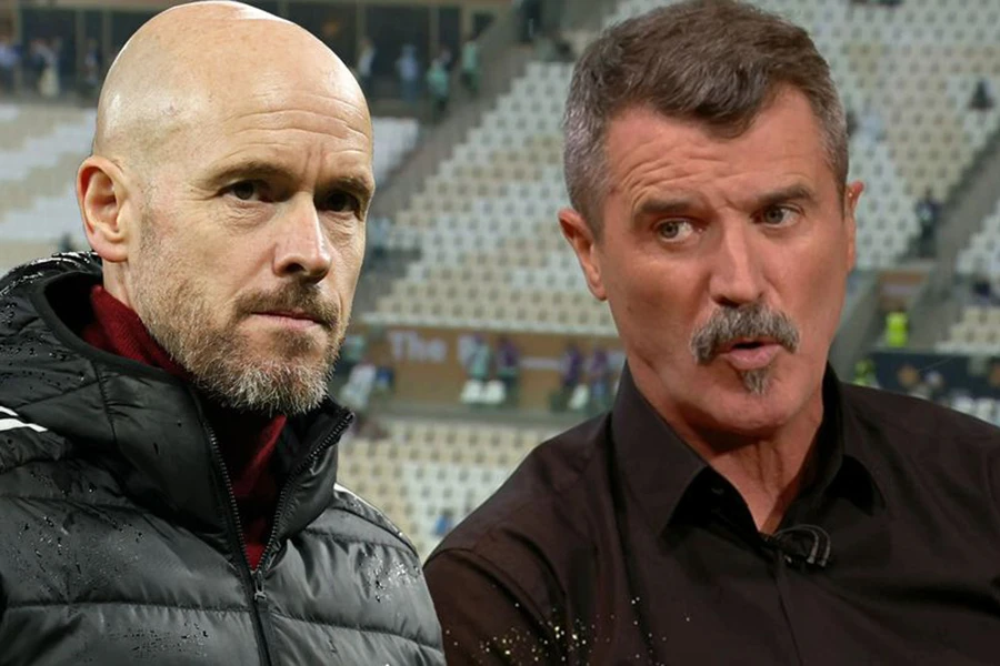 Ten Hag dường như đồng tình với nhận định của Roy Keane về Fred và McTominay. ẢNH: MIRROR
