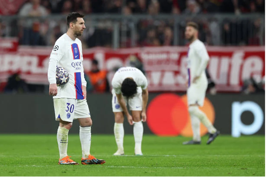 PSG thường thua trong các trận cầu lớn tại Champions League. ẢNH: GETTY