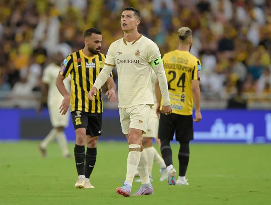 Ronaldo có một trận đấu thất vọng khác. ẢNH: GETTY