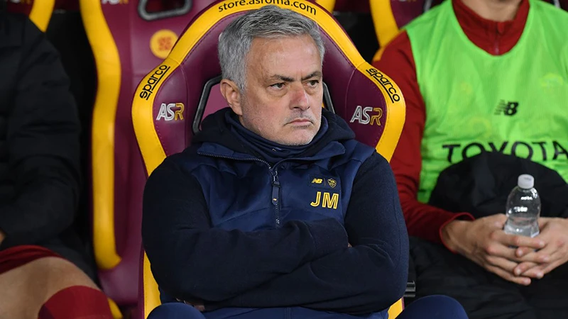 Jose Mourinho hiện đang dẫn dắt AS Roma. ẢNH: GETTY