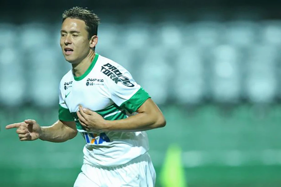 Keirrison trở lại Brazil sau thời gian đen đủi ở Barca. ẢNH: GETTY