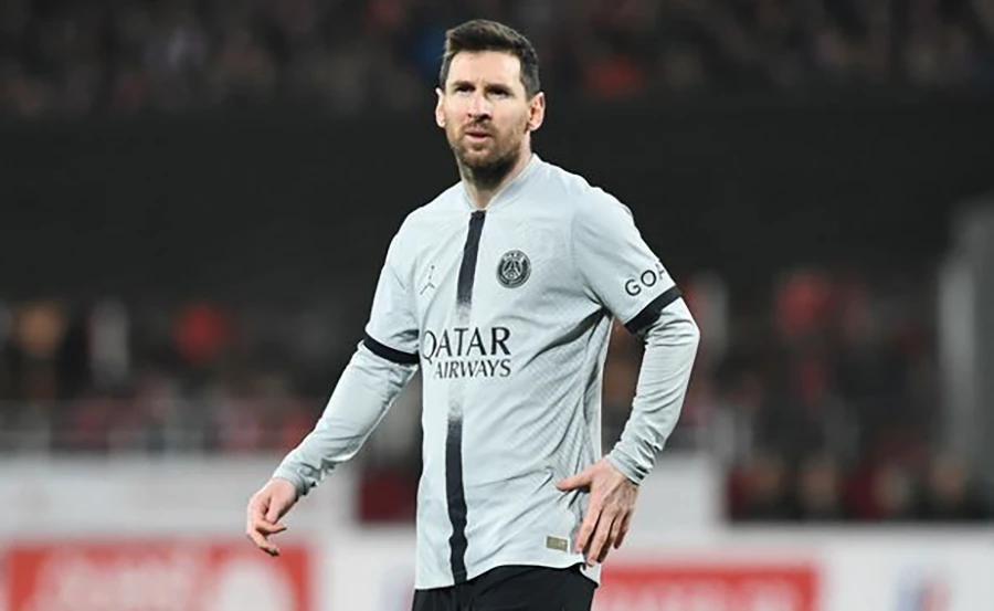 Messi dính chấn thương và đã xin phép bỏ dở buổi tập. ẢNH: GETTY