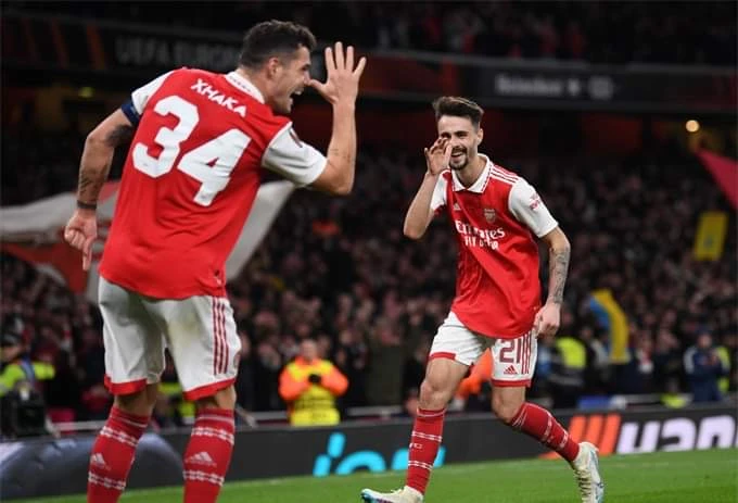 Arsenal đang bay cao ở đấu trường quốc nội và rộng cửa đến ngôi vô địch. Ảnh: Getty
