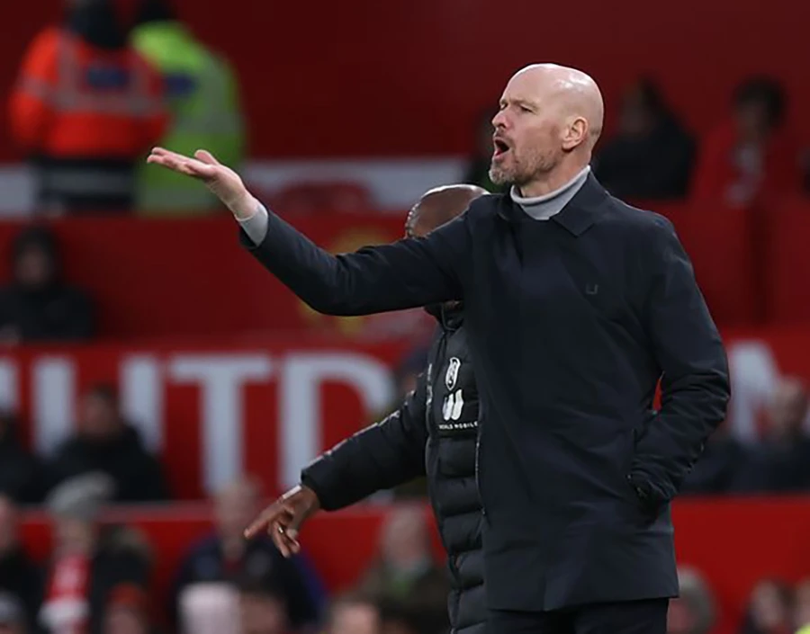 Ten Hag dành nhiều lời khen cho De Gea. ẢNH: GETTY