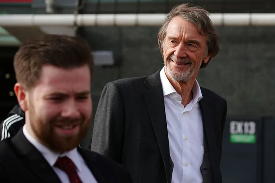 Sir Jim Ratcliffe đã đích thân tới thăm MU. ẢNH: GETTY