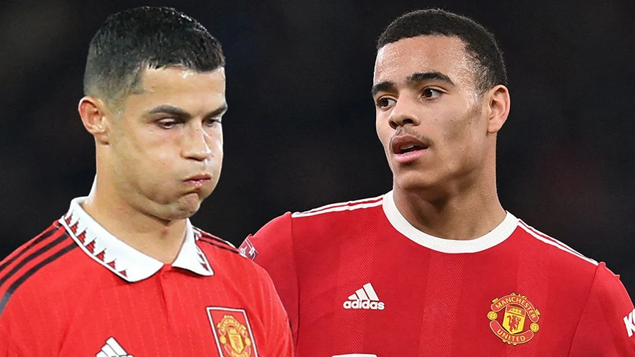 Tuổi trẻ nông nổi khiến Mason Greenwood có lời nói khó nghe về Cristiano Ronaldo. ẢNH: MIRROR