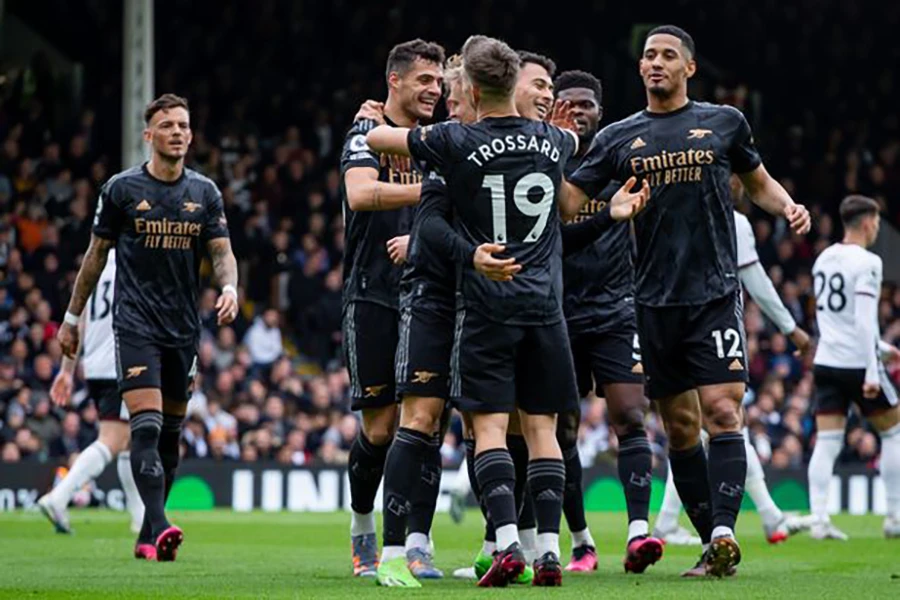 Arsenal đã thắng 6 trận gần nhất ở Premier League. ẢNH: GETTY