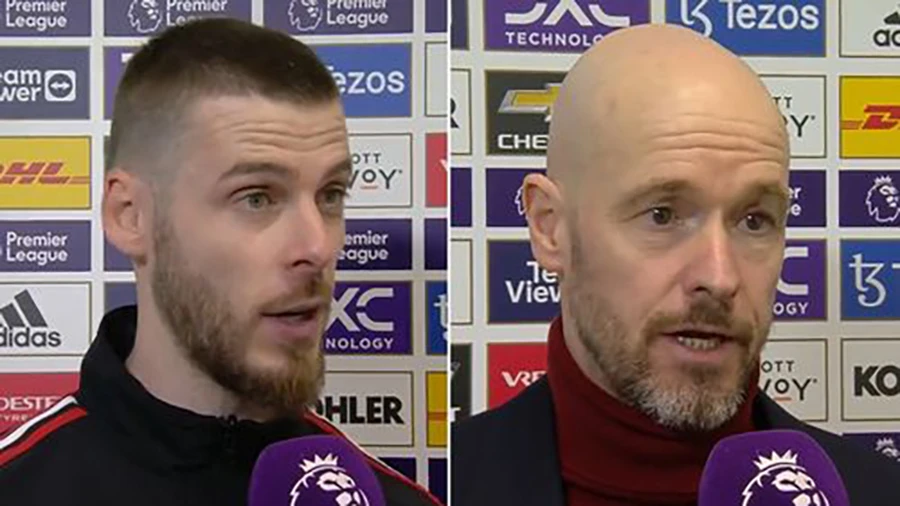 Ten Hag vẫn muốn De Gea ở lại MU. ẢNH: MIRROR
