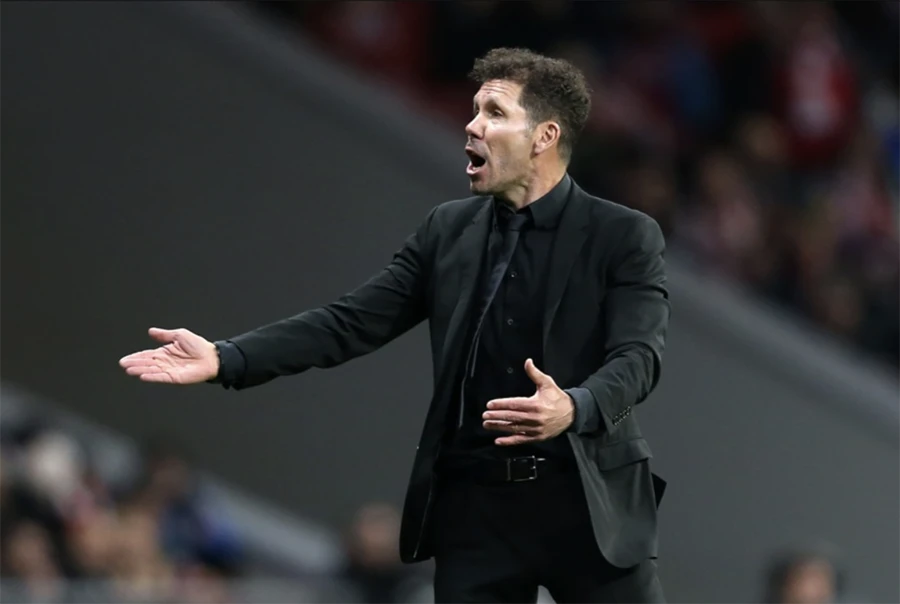 Simeone của Atletico Madrid là HLV nhận lương cao nhất thế giới... ẢNH: GETTY