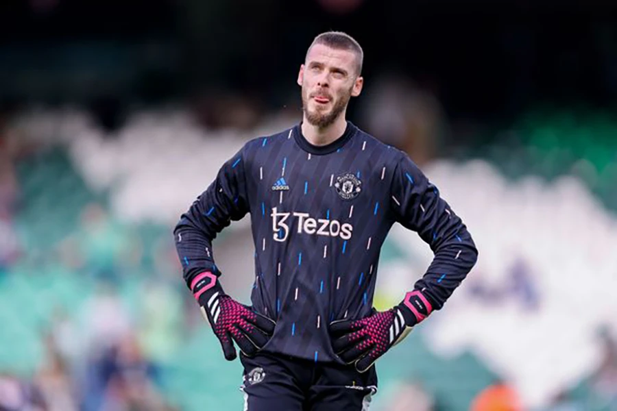 De Gea từng mất vị trí số 1 trong khung gỗ MU vào tay Dean Henderson trong thời gian ngắn. ẢNH: GETTY