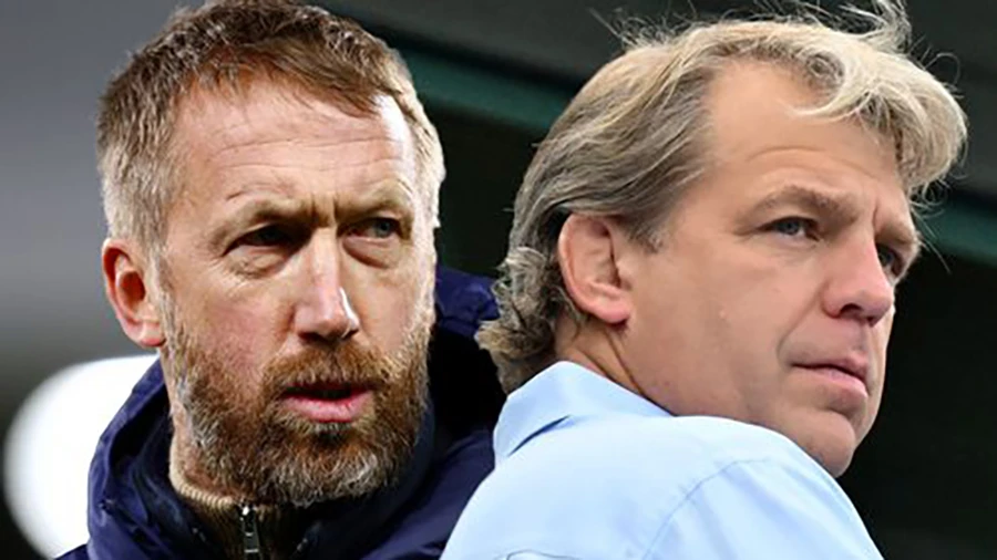 Chính Boehly đưa Potter về Chelsea. ẢNH: MIRROR