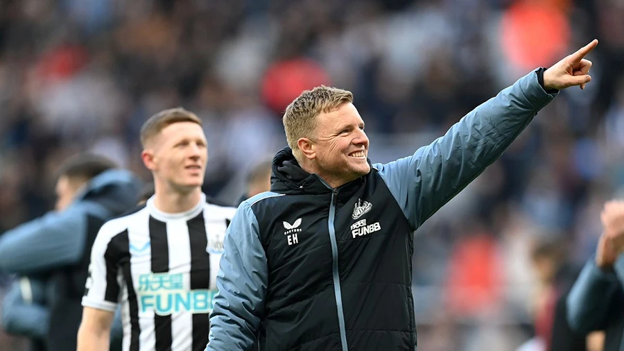 HLV Eddie Howe gây ấn tượng lớn ở Newcastle. ẢNH: GETTY