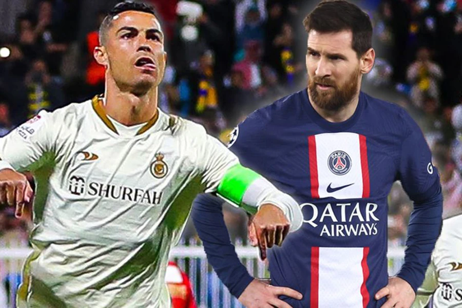 Chủ đề về Ronaldo và Messi luôn tạo ra nhiều tranh cãi. ẢNH: MIRROR