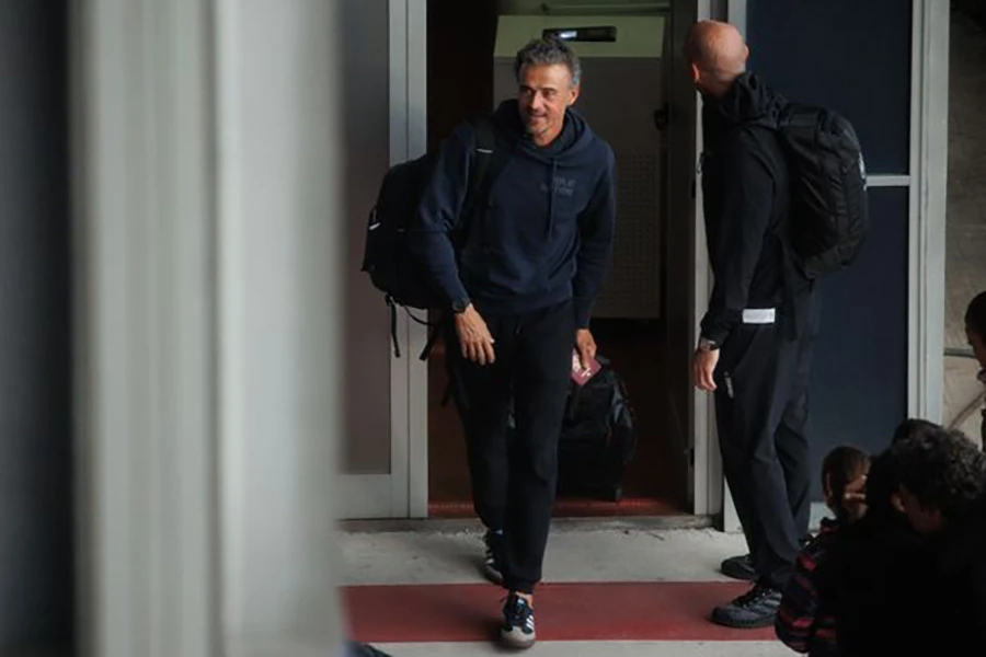 HLV Luis Enrique đã đến London đàm phán với Chelsea. ẢNH: GETTY