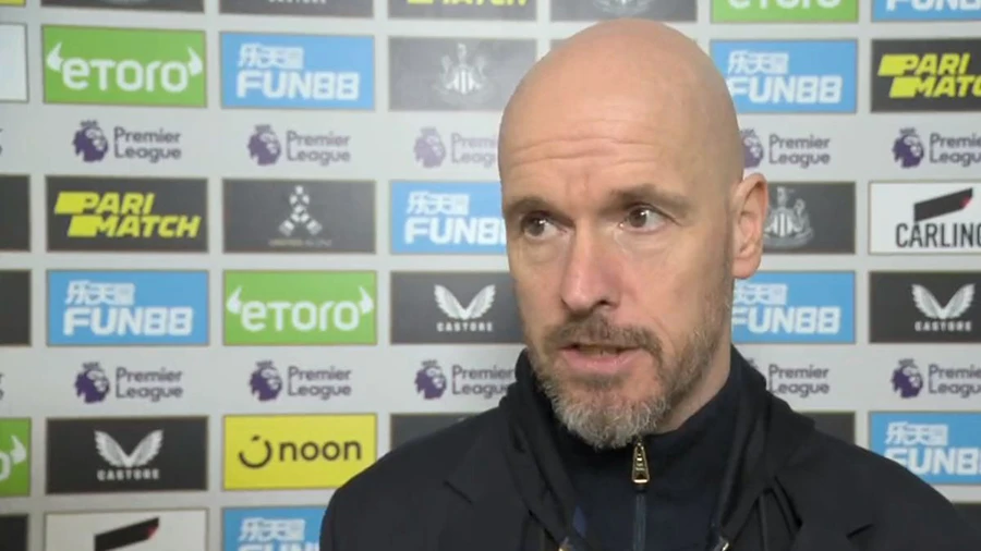 Ten Hag đã ca ngợi khả năng sáng tạo của Sancho. ẢNH: SKY SPORTS