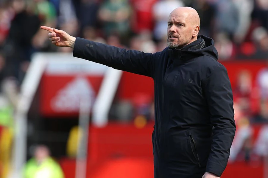 HLV Ten Hag có những điều chỉnh nhân sự và chiến thuật ấn tượng. ẢNH: GETTY