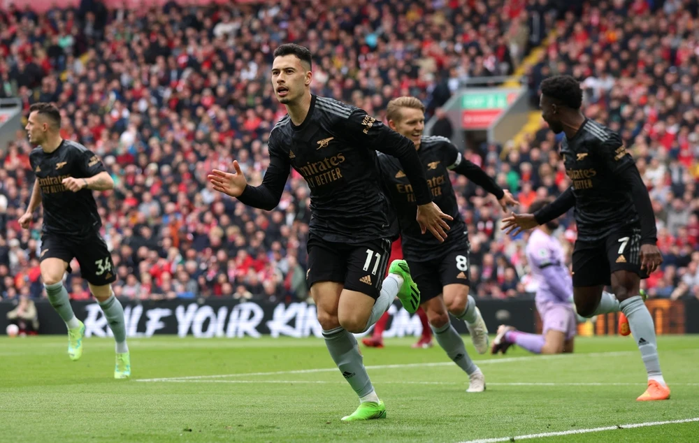 Dù có lợi thế dẫn trước 2-0 nhưng Arsenal không thể bảo vệ thành công thành quả. Ảnh: Reuters