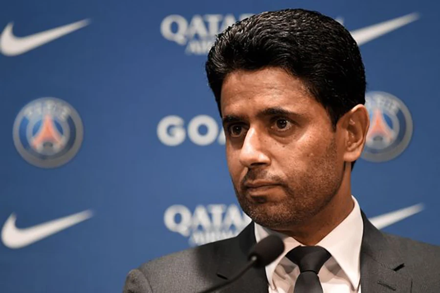 Nasser Al-Khelaifi là người đứng đầu QSI, công ty sở hữu Paris Saint-Germain. ẢNH: GETTY Nasser Al-Khelaifi là người đứng đầu QSI, công ty sở hữu Paris Saint-Germain. ẢNH: GETTY