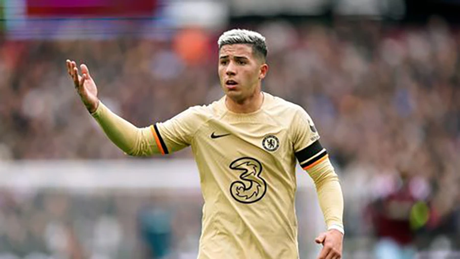 Gia nhập Chelsea từ Benfica với giá 107 triệu bảng Anh, Enzo Fernandez là cầu thủ đắt giá nhất lịch sử Premier League. ẢNH: GETTY