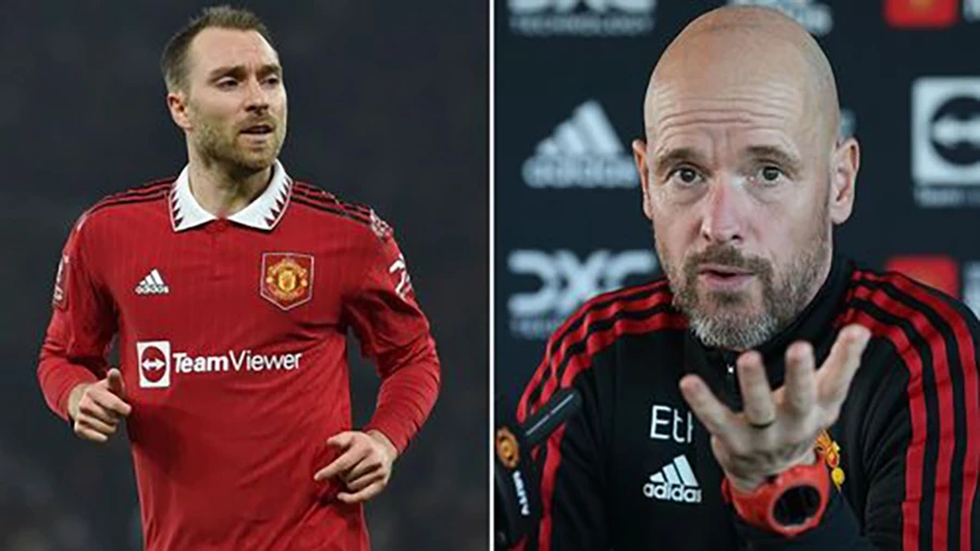 Ten Hag đã có được bản hợp đồng mang tên Ten hag miễn phí. ẢNH: MIRROR