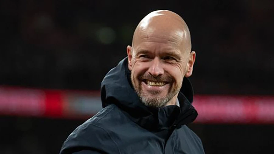Ten Hag rất vui khi sở hữu một tiền vệ chất lượng như Eriksen. ẢNH: GETTY