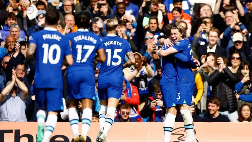 Gallagher giúp Chelsea vươn lên dẫn trước nhưng không thể tránh được một trận thua. Ảnh: Getty