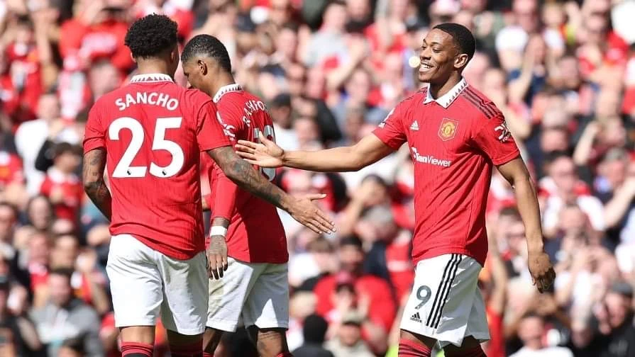 Vắng Rashford, Martial sẽ lĩnh xướng hàng công của MU trong trận đấu tối nay. Ảnh: Getty
