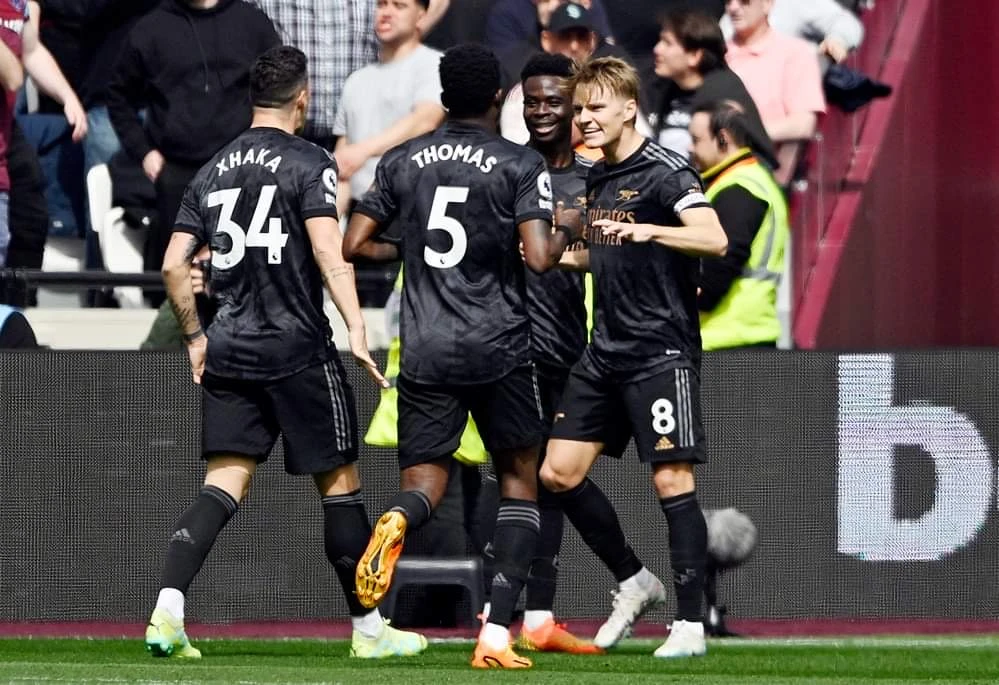 Dẫn trước 2-0 nhưng Arsenal lại bị West Ham cầm hòa khá đáng tiếc. Ảnh: Getty