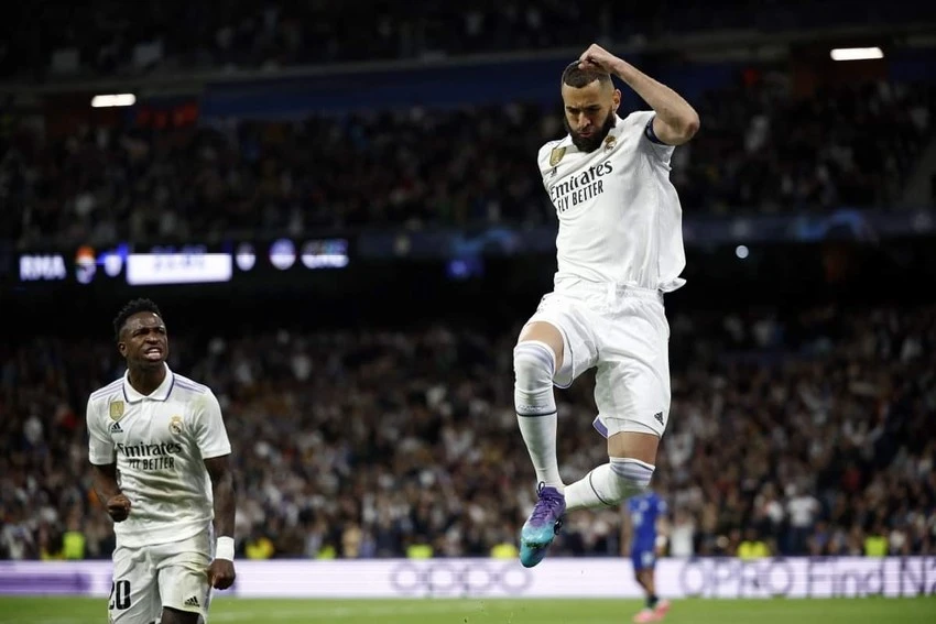 Benzema tiếp tục là tâm điểm cho trận chiến đêm nay. Ảnh: Getty