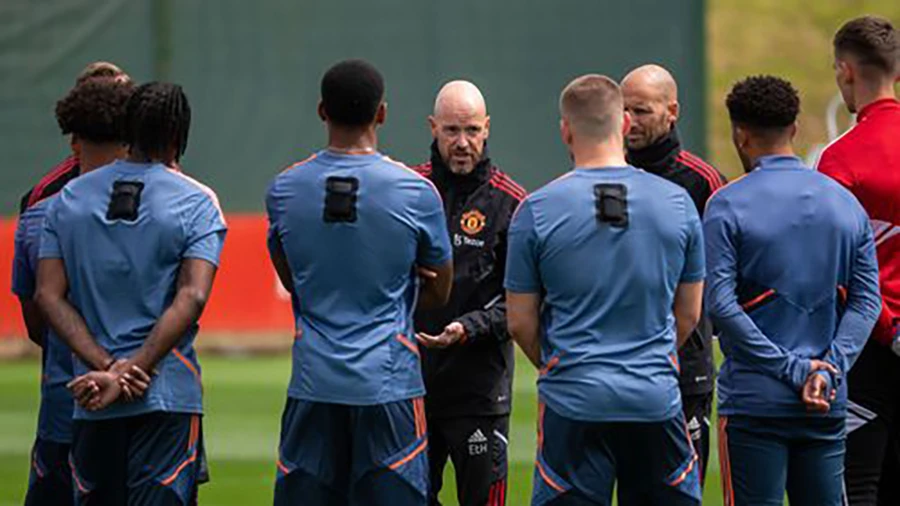 Ten Hag đang dần xây dựng triết lý riêng ở Man United. ẢNH: GETTY