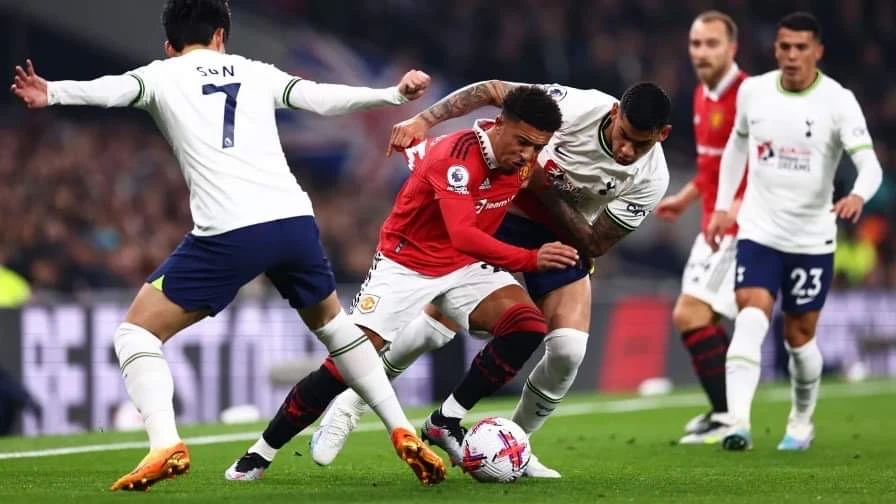 Sancho hiếm hoi tỏa sáng trong ngày được ra sân thi đấu từ đầu. Ảnh: Getty